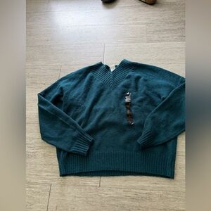 NWT Banana Republic Teal Knit Sweater